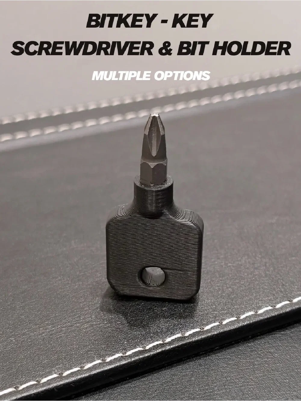 BITKEY Key Screwdriver & Bit Holder - Black